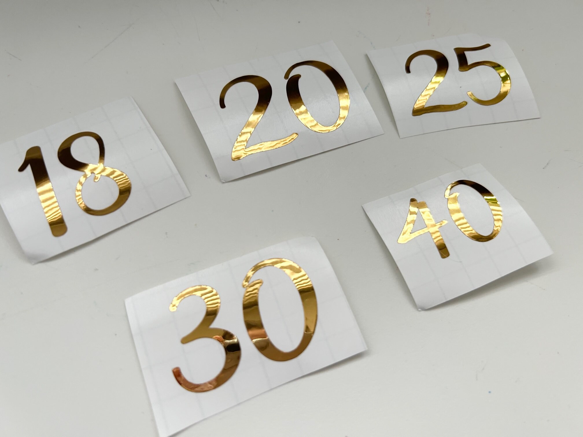 Personalized Vinyl Label Sticker Numbers Numbers for Etsy