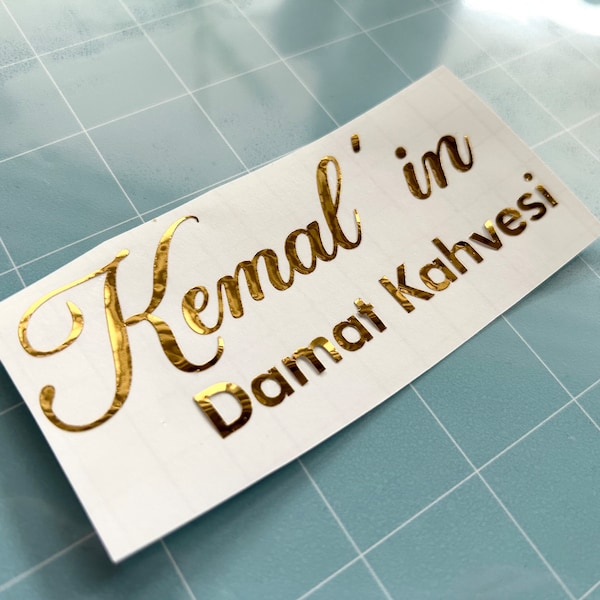 Damat kahvesi sticker, sticker personalized, Söz, sticker personalized, personalized sticker, kız isteme, name sticker