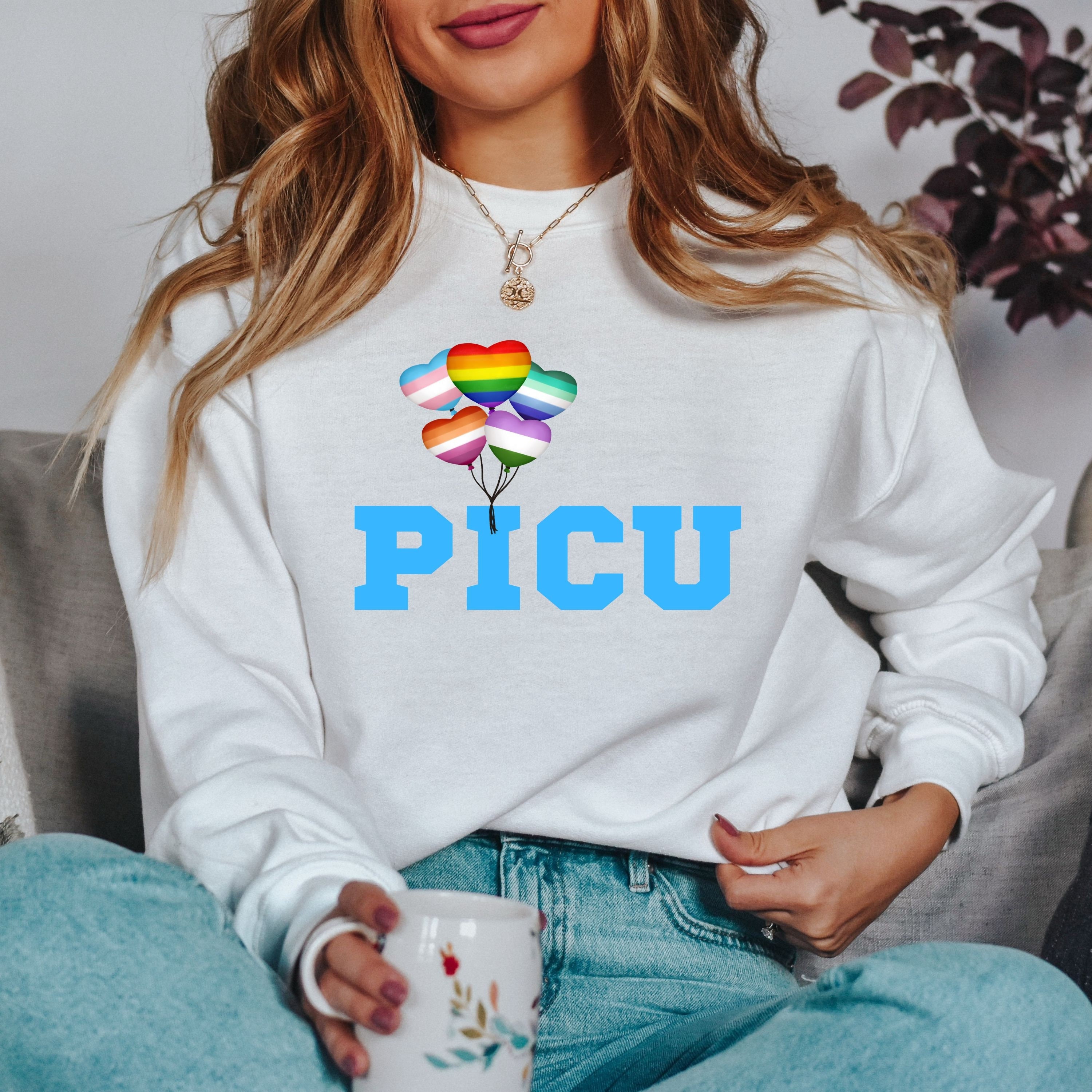 Picu Nurse Sweatshirt Picu Doctor Picu Crew Picu - Etsy