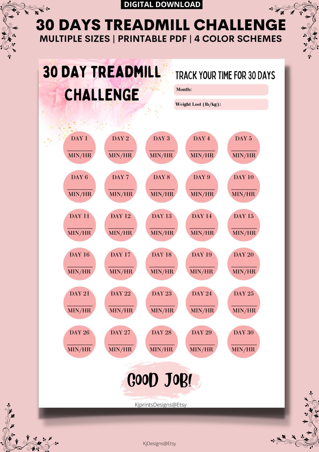 30-days-treadmill-challenge-2022-30-days-weight-loss-etsy