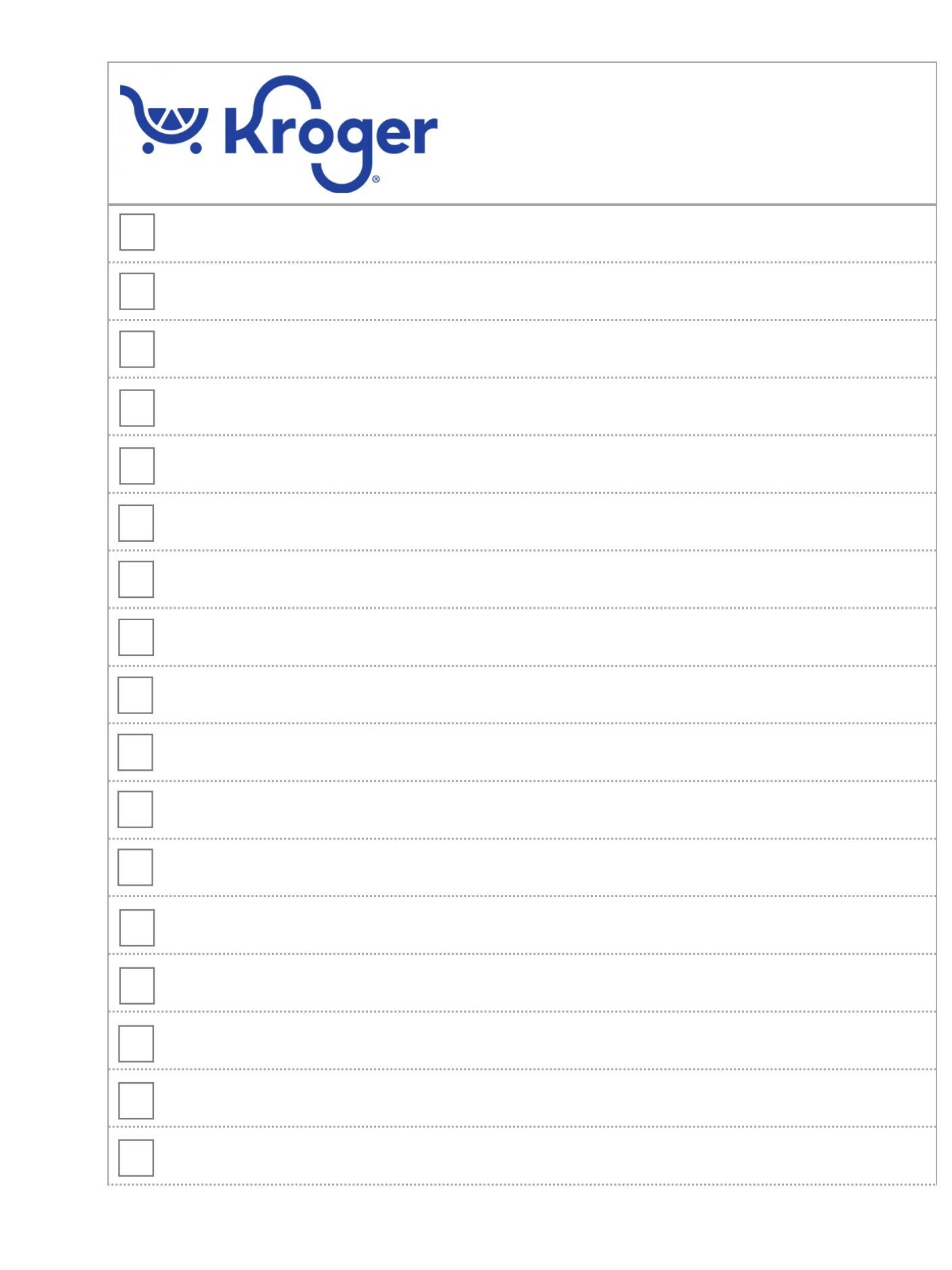 Kroger Shopping List Template Digital Download PDF, PNG, SVG Remarkable Kroger Shopping List Template Digital Download PDF, PNG, SVG Remarkable