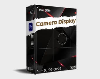 Premiere Pro Camera Display Overlays: Viewfinder Effects (.MOGRT)