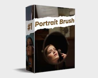 Más de 1500 paquetes de pinceles para retratos de Photoshop + pinceles para el cabello de Photoshop / rostro, maquillaje, pelos, piel, cejas, cejas, pinceles para photoshop y procreate