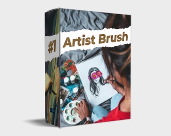 1000+ Artist brush bundle | Drawing Bundle | Digital Painting Brush Bundle | Ink, Pencil, Oil, Watercolor, Charcoal, Smudge, Gouache Brush