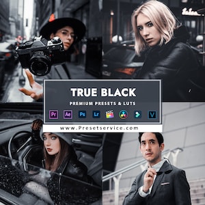 true black presets and luts bundle