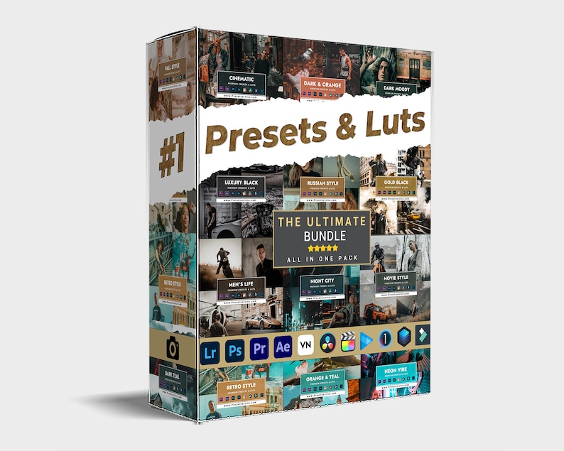 Lightroom Presets and video luts bundle