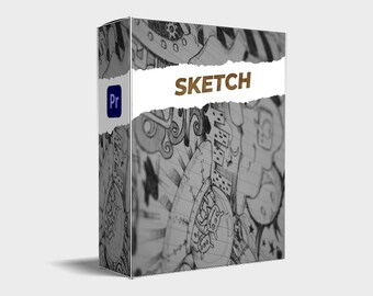 Premiere Pro Sketch Effects: Hand-Drawn Video Overlays (.MOGRT)