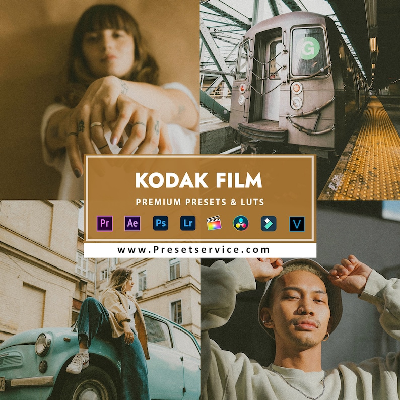 Kodak film presets and luts bundle