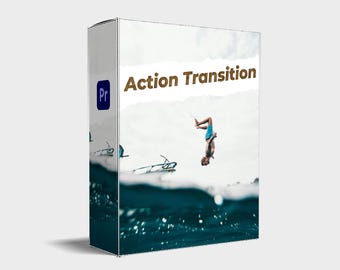 Action Transitions Pack for Premiere Pro (Digital Download)