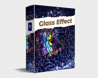Glass Effects for Premiere Pro: Video Overlays (.MOGRT)