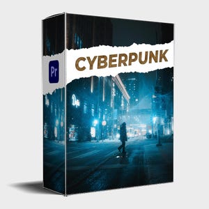 Cyberpunk Effects for Premiere Pro | Futuristic Video Overlays | Cyberpunk Tech Overlay | Video Effects | .MOGRT