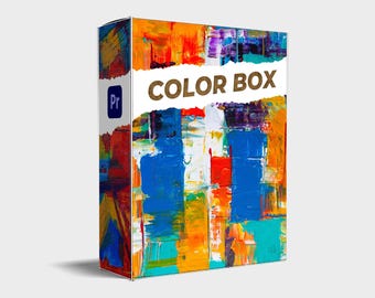 Premiere Pro Color Box Effects: Colorful Video Overlays (.MOGRT)