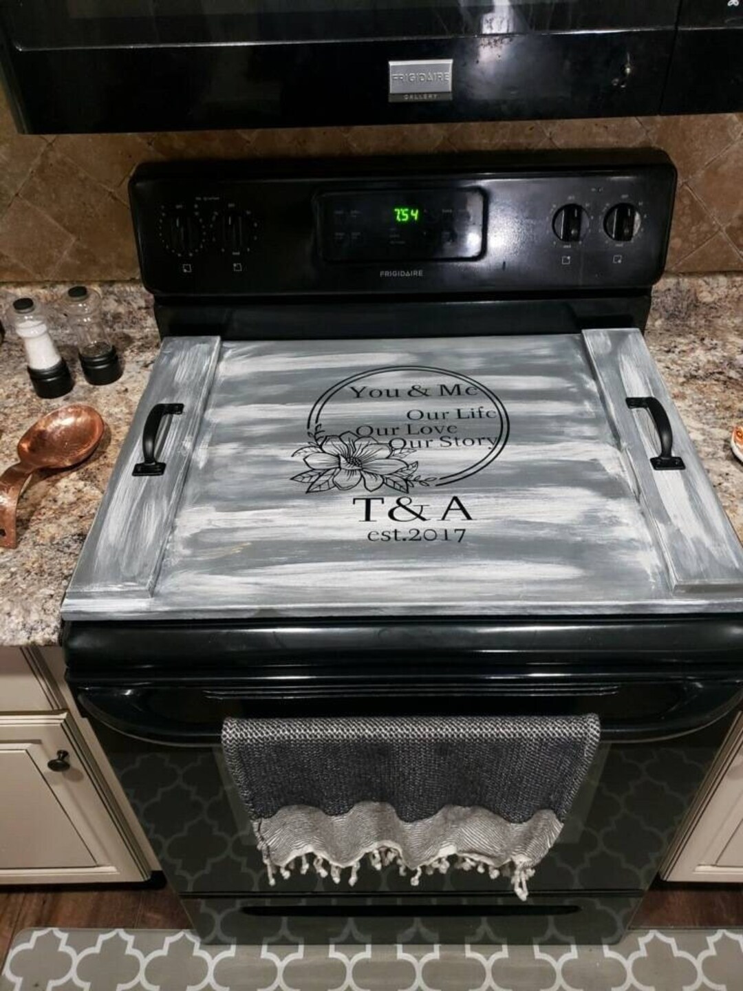 Noodle Boardstove Top Coverelectric Stove Coverkitchen Decorwood