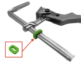 Tope de abrazadera Festool MFT: realiza abrazaderas repetidas con una sola mano, paquete de 4 (no incluye abrazaderas)