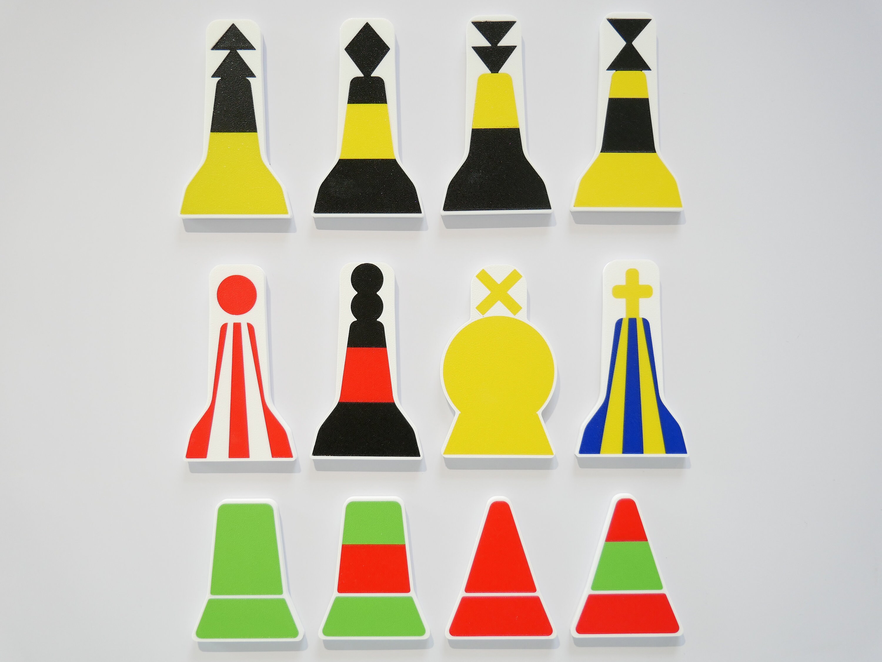 IALA B Magnetic Buoy pack Buoys perfect Instruction kit for whiteboards, classrooms and schools or Instructors RYA navigation training