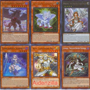 yu gi oh lightsworn deck Yugioh Lightsworn Deck - Judgment Dragon Raiden Felis Michael Minerva Chaos
