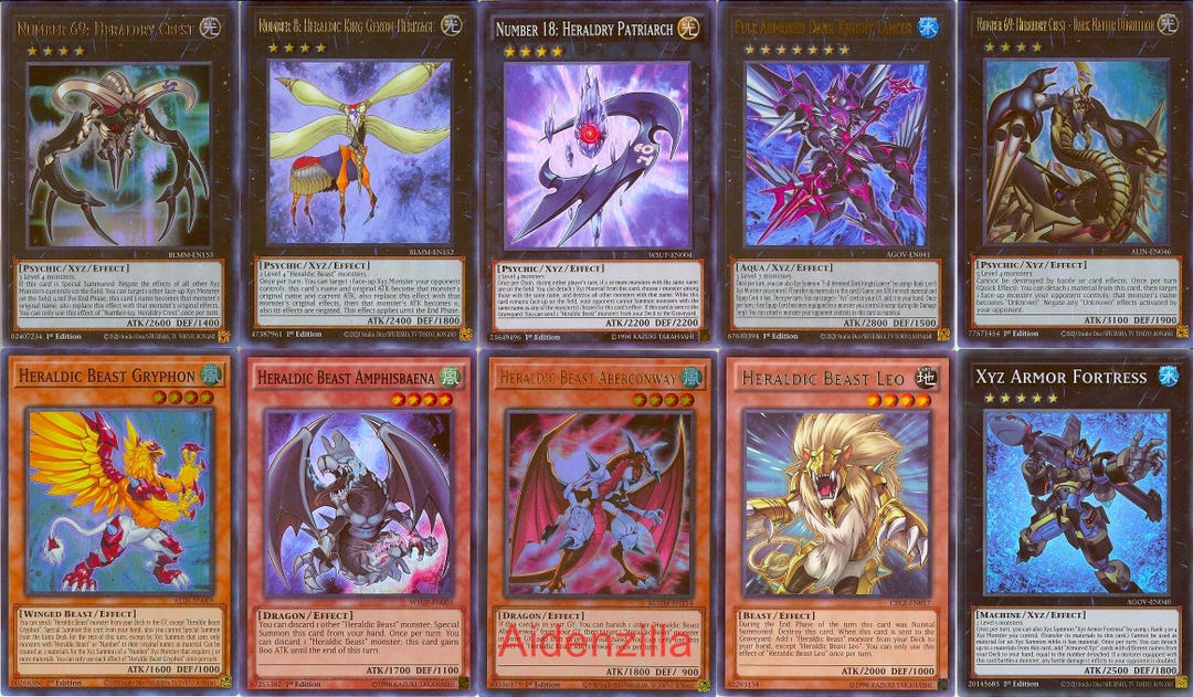 yugioh heraldic deck YU-GI-OH! - Beast Aberconway (ABYR-EN012) - Abyss Rising - 1st Edition YuGiOh Trading Card Game Cosmo