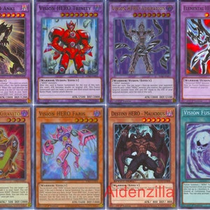 Jaden Yuki Elemental Hero Deck - Etsy Jaden Yuki Elemental Hero Deck - Etsy