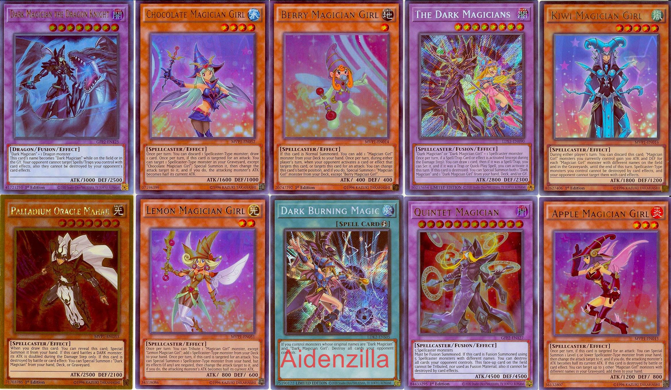 Yugioh Magician Girl Deck - Chocolate Berry the Dark Magicians