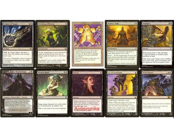 MTG Mono-Black Discard Rack Deck - Magic the Gathering