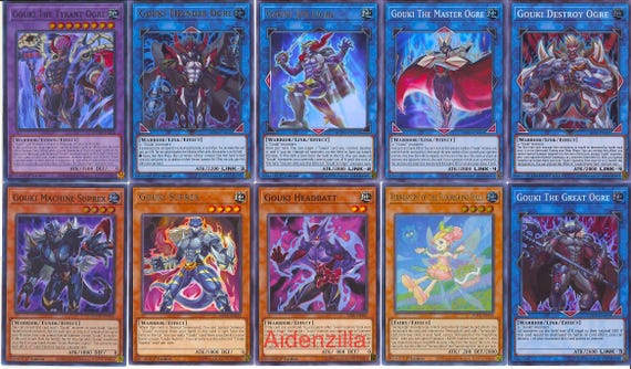 Yugioh Gouki Deck - Thunder Ogre Great Master Vernusylph of the Flourishing  Hill - Etsy