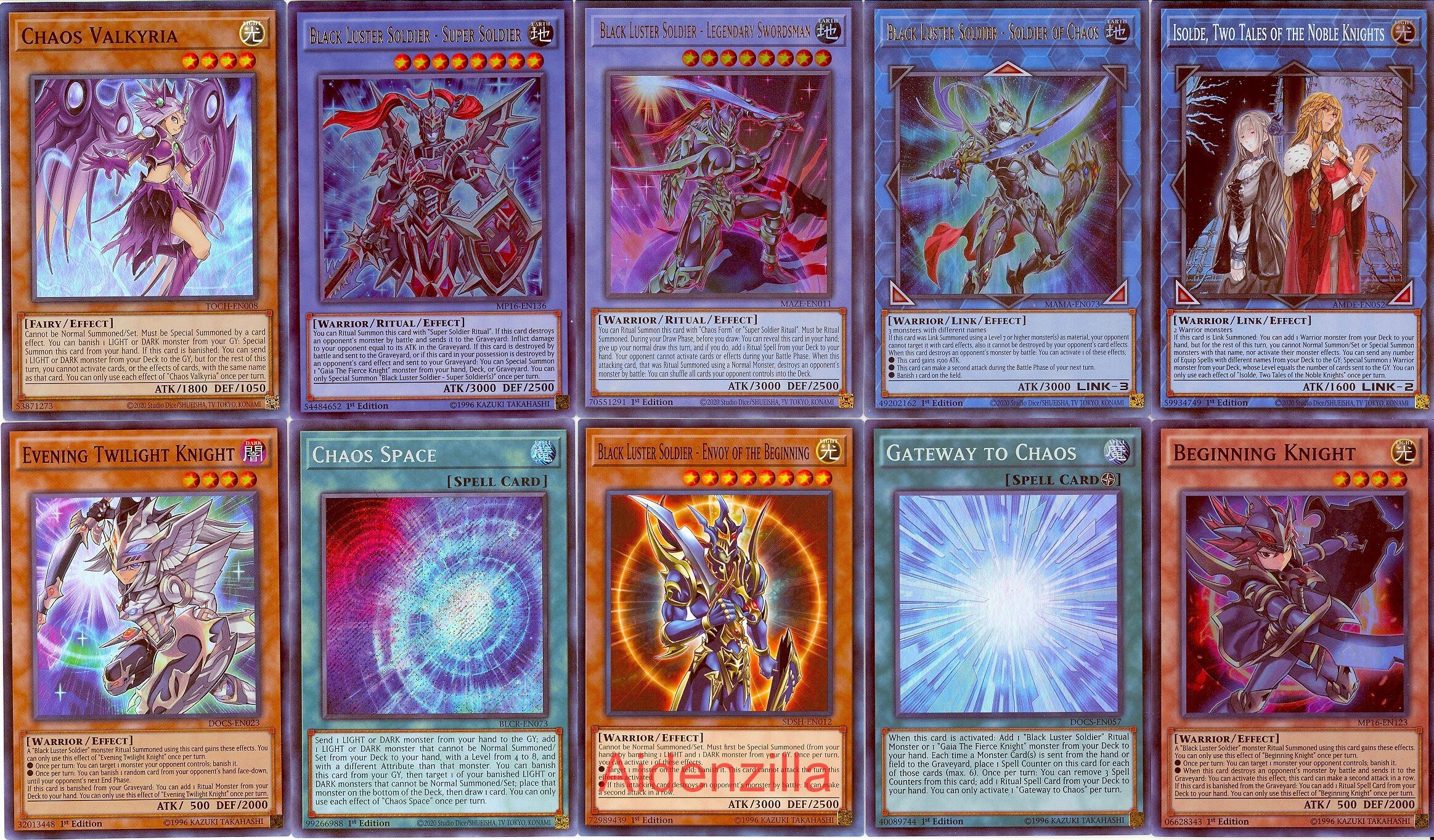 Yu-Gi-Oh Tournament Black Luster Soldier