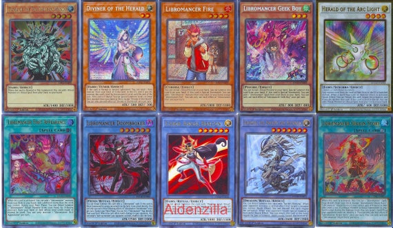 yugioh libromancer cards Yugioh Libromancer Deck - Fire Geek Boy Diviner of the Herald Ritual  Doombroker