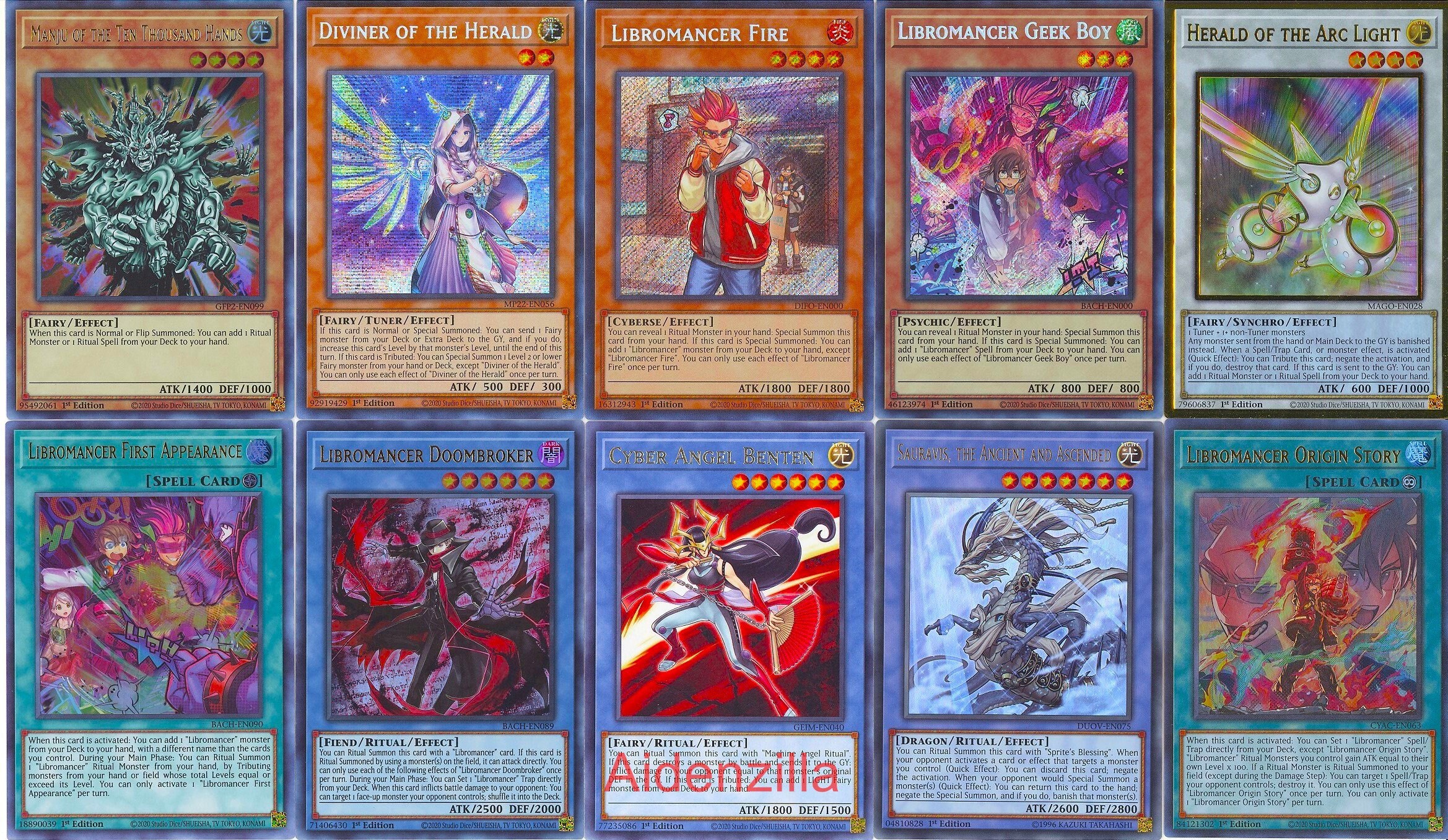 libromancer deck yugioh DIFO-EN088 - Libromancer Realized - Super Rare - Continuous Spell main image 1