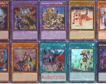 Yugioh Amazoness Deck - Princess Queen Augusta War Chief Mai Valentine