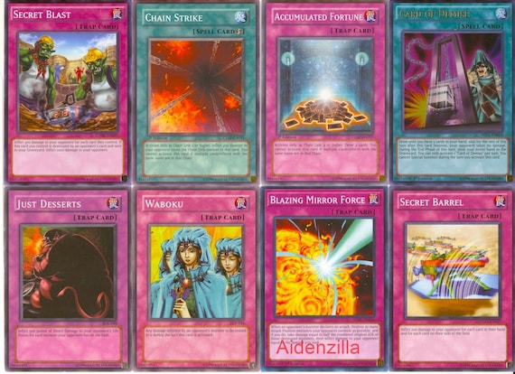 Yugioh Chain Burn Deck Just Desserts Secret Barrel Ojama Trio Chain Strike  - Etsy