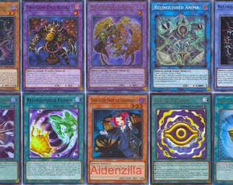 Yugioh Relinquished Deck - Millennium-Eyes Restrict Anima Illusionist Kaiju