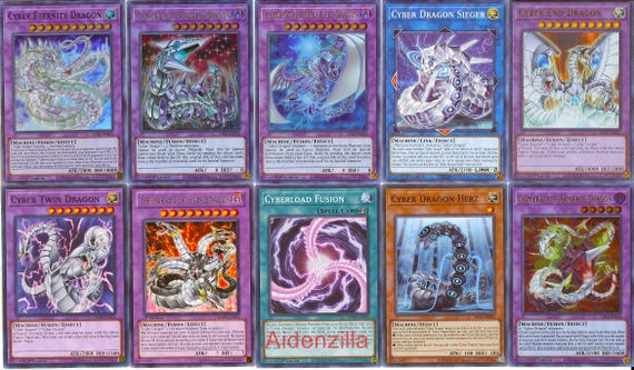 Yugioh Cyber Dragon Deck - Eternity Chimeratech Fortress Twin End Sieger -  Etsy