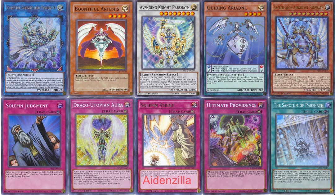 Yugioh Counter Fairy Trap Deck Parshath Ariadne Solemn Judgment Draco
