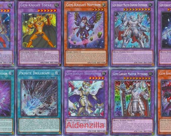 gem knight yugioh deck Complete Custom for Yu-Gi-Oh! ARC-V gem deck yugioh Gem-Knight Sardonyx