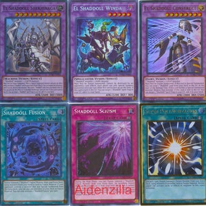 shaddoll card sleeves 50ct Holographic Flashing (El Shaddoll Wendigo) Top Loading Trading Card  Sleeves Deck Protector for YuGiOh/Japanese Sized Cards 63x90mm (12) :  Amazon.ca: Toys & Games