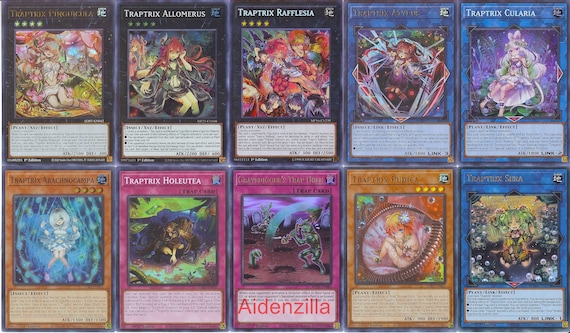 Yugioh Traptrix Deck - Rafflesia Sera Trap Hole Pudica Holeutea  Traptantalizing - Etsy