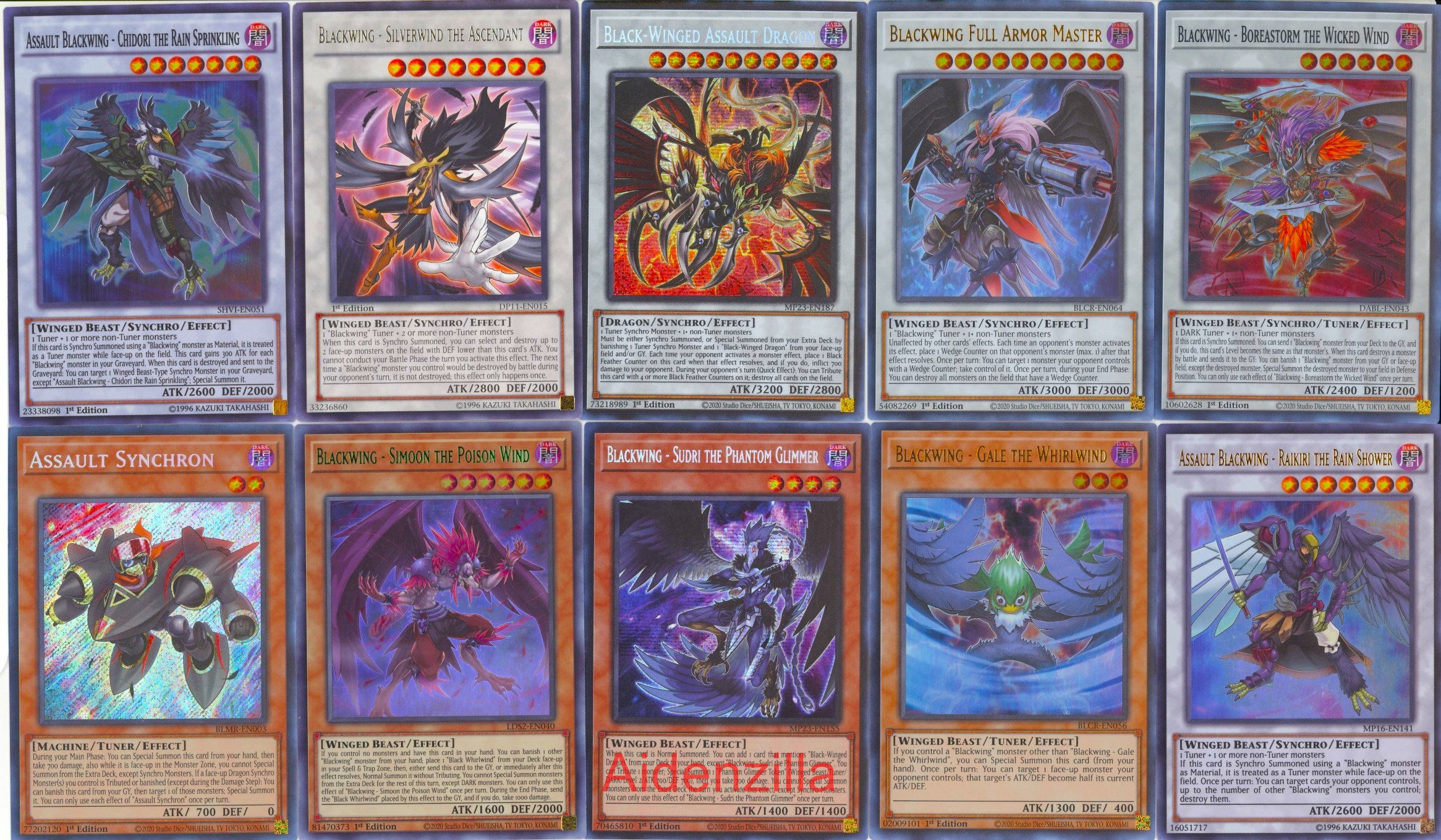 yugioh blackwing deck 2020 Amazon.com: Complete Custom Deck for Yu-Gi-Oh! 5D's main image 0