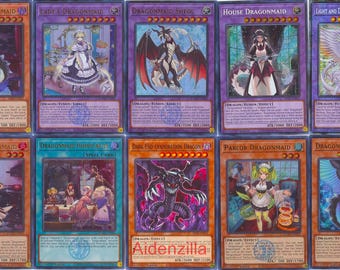 Legendary Collection Kaiba Akiza's Rose Dragon Deck 27  Black Blue Red  Garden Dark Witch Fairy Yu-Gi-Oh! TCG Cards Yugioh Legendary Dragons