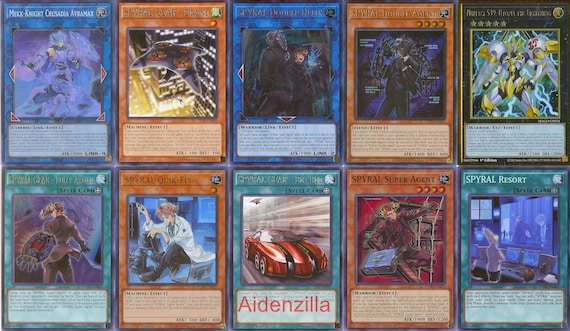 Yugioh SPYRAL Deck - Double Helix Agent Resort GEAR Drone Quick Fix - Etsy