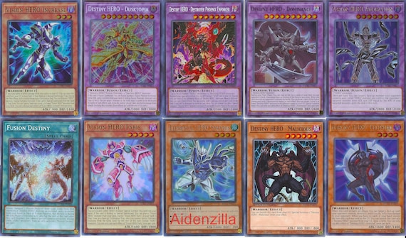 Yugioh Destiny HERO Deck - Destroyer Phoenix Enforcer Malicous - Aster - Etsy Yugioh Destiny HERO Deck - Destroyer Phoenix Enforcer Malicous - Aster - Etsy