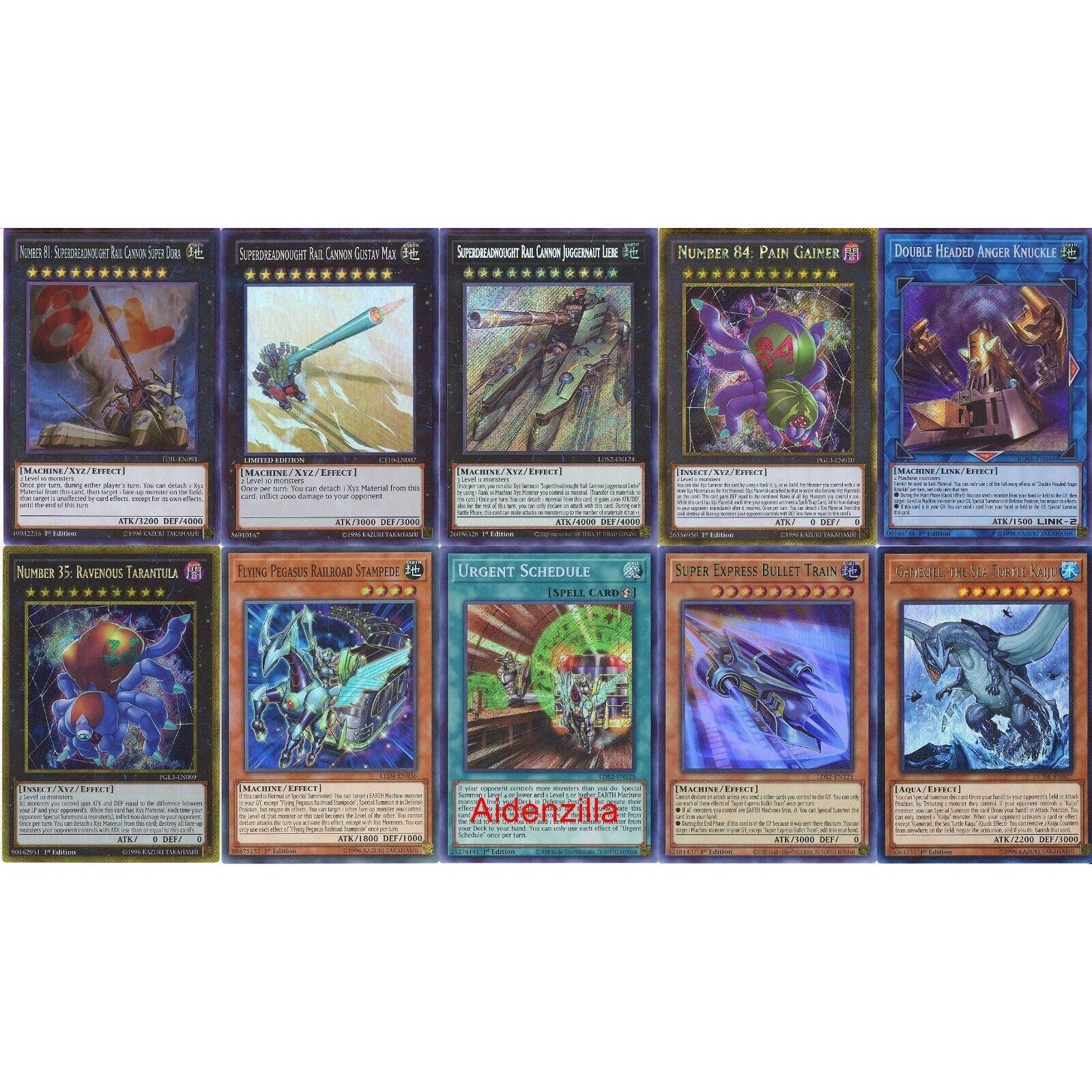 Yugioh Train Railway Deck - Juggernaut Liebe Urgent Schedule