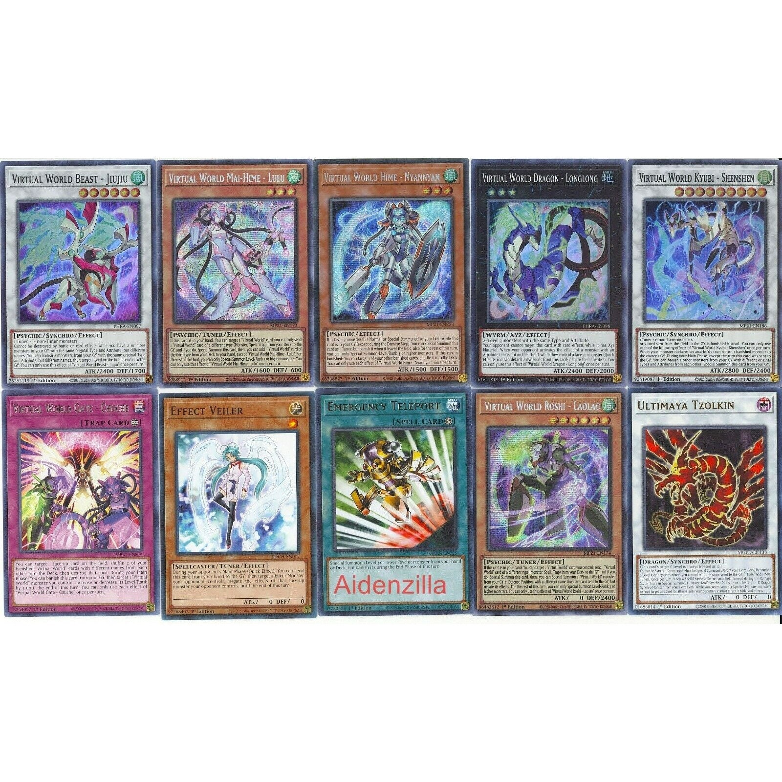 Yugioh Virtual World Deck - Mai-hime Lulu Kyubi Shenshen Ultimaya Tzolkin - Etsy Yugioh Virtual World Deck - Mai-hime Lulu Kyubi Shenshen Ultimaya Tzolkin - Etsy