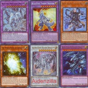 Blue Eyes White Dragon Deck - Etsy