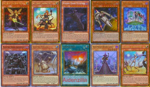 kozmo deck yugioh Yugioh Kozmo Deck - Dark Eclipser Destroyer Farmgirl Tincan Kozmoll Lady