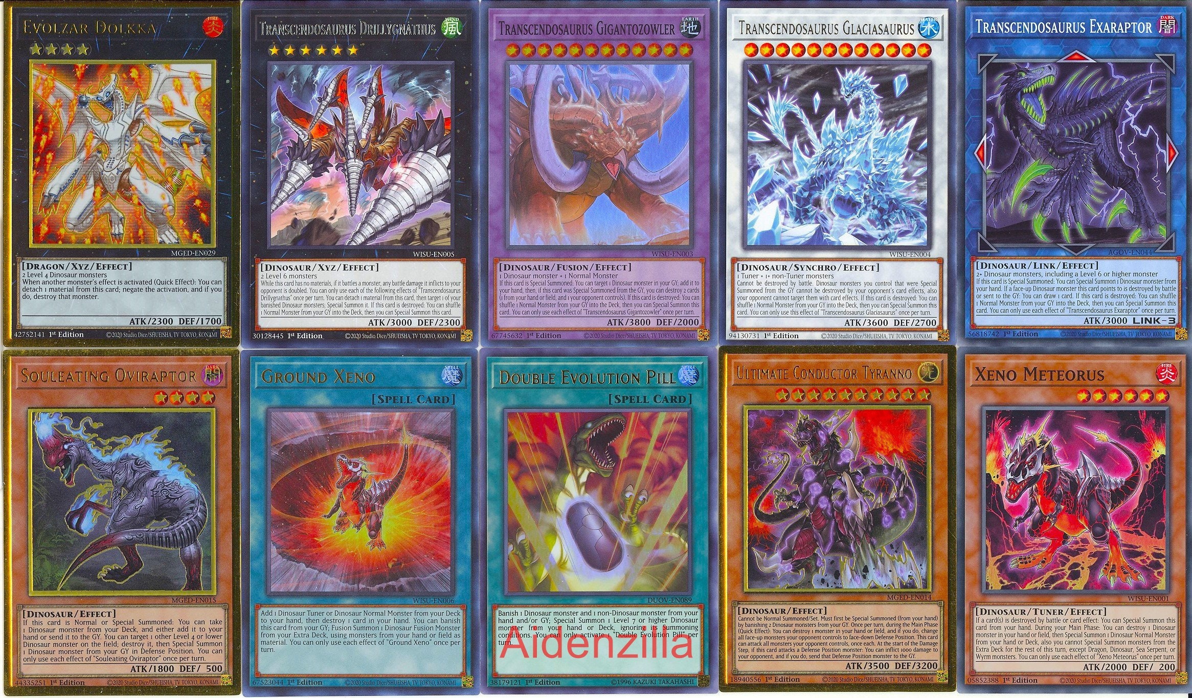 Yugioh Transcendosaurus Dinosaur Deck - Gigantozowler Ground Xeno Meteorus - Etsy Yugioh Transcendosaurus Dinosaur Deck - Gigantozowler Ground Xeno Meteorus - Etsy