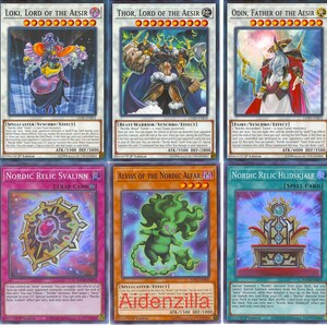 yugioh nordic god deck Complete Custom for Yu-Gi-Oh! 5D's My Nordic Gods Yugioh Deck