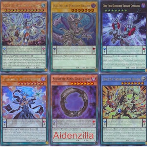 Yugioh Odd-Eyes Pendulum Deck - Rebellion Dragon Arc Dissolver Sychron Revolutio