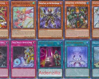 Yugioh True Draco Deck - Master Peace Ignis Heat Dragonic Diagram King