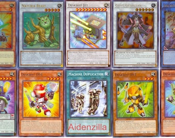 Yugioh Deskbot Deck - Machine Duplication Goyo Guardian - Etsy