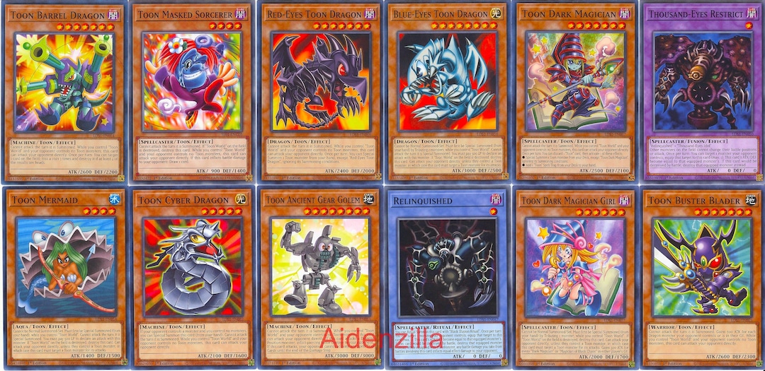 Yugioh Maximillion Pegasus Toon Deck Blueeyes Redeyes Dark Magician